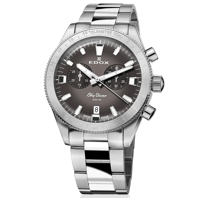 EDOX MEN'S SKYDIVER CHRONOGRAPH QUARTZ LIMITED-EDITION WATCH