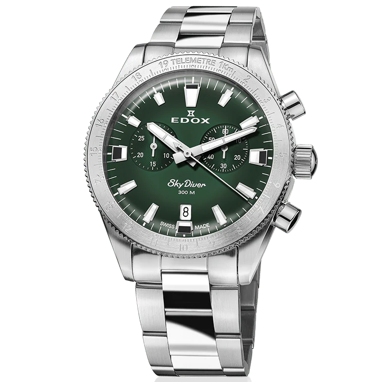 EDOX MEN'S SKYDIVER CHRONOGRAPH QUARTZ LIMITED-EDITION WATCH