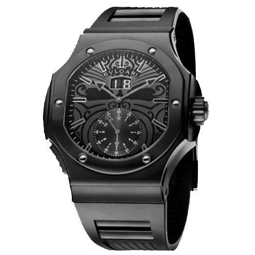 Bvlgari Endurer 56 X 51Mm Black Dlc Steel Men’S Watch Ref. 101906