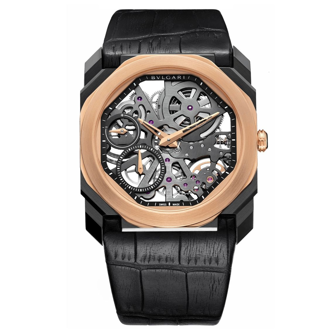 Bvlgari Octo Finissimo Ultranero Extra Thin Skeleton Men’S Watch