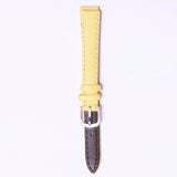 BEAR Natural Leather with steel buckle " Yellow / Brown " 12mm - Azzam Watches 