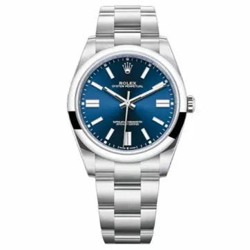 Rolex Oyster Perpetual 124300BL Blue Index Dial Stainless Steel