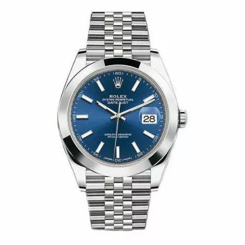 Rolex Datejust 126300 BLIJ Blue Index Dial 41Mm Jubilee Bracelet Oystersteel