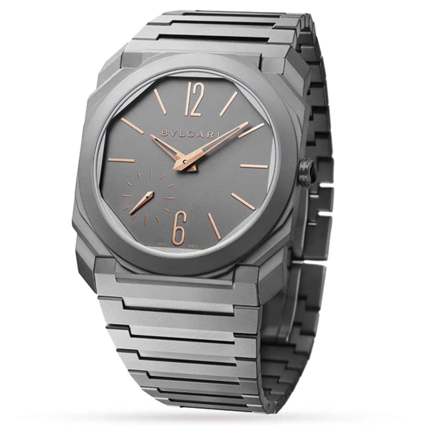 Bvlgari Octo Finissimo Extra Thin 40Mm Grey Sial Mens Watch