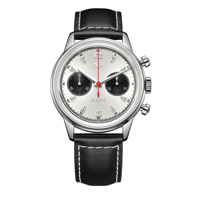 Seagull 1963 Series Reissue D304 Chronograph Watch Panda Eye Edition 40mm Sea-Gull