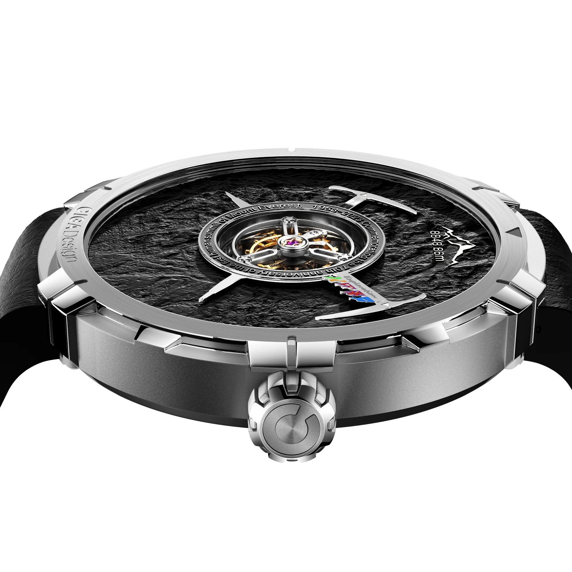 CIGA design CENTRAL TOURBILLON WATCH · EVEREST 70TH ANNIVERSARY EDITION Titanium