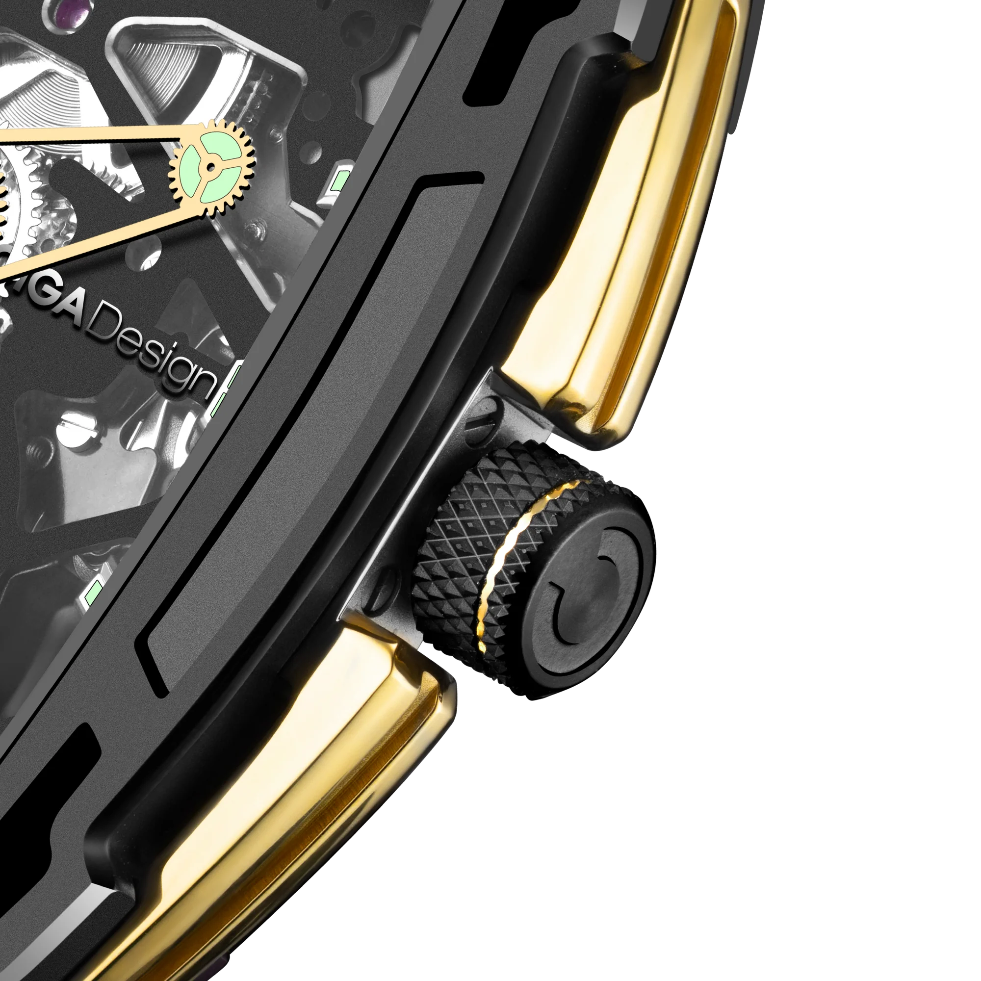 CIGA design AUTOMATIC SKELETON WATCH · EDGE EXPLORATION Black