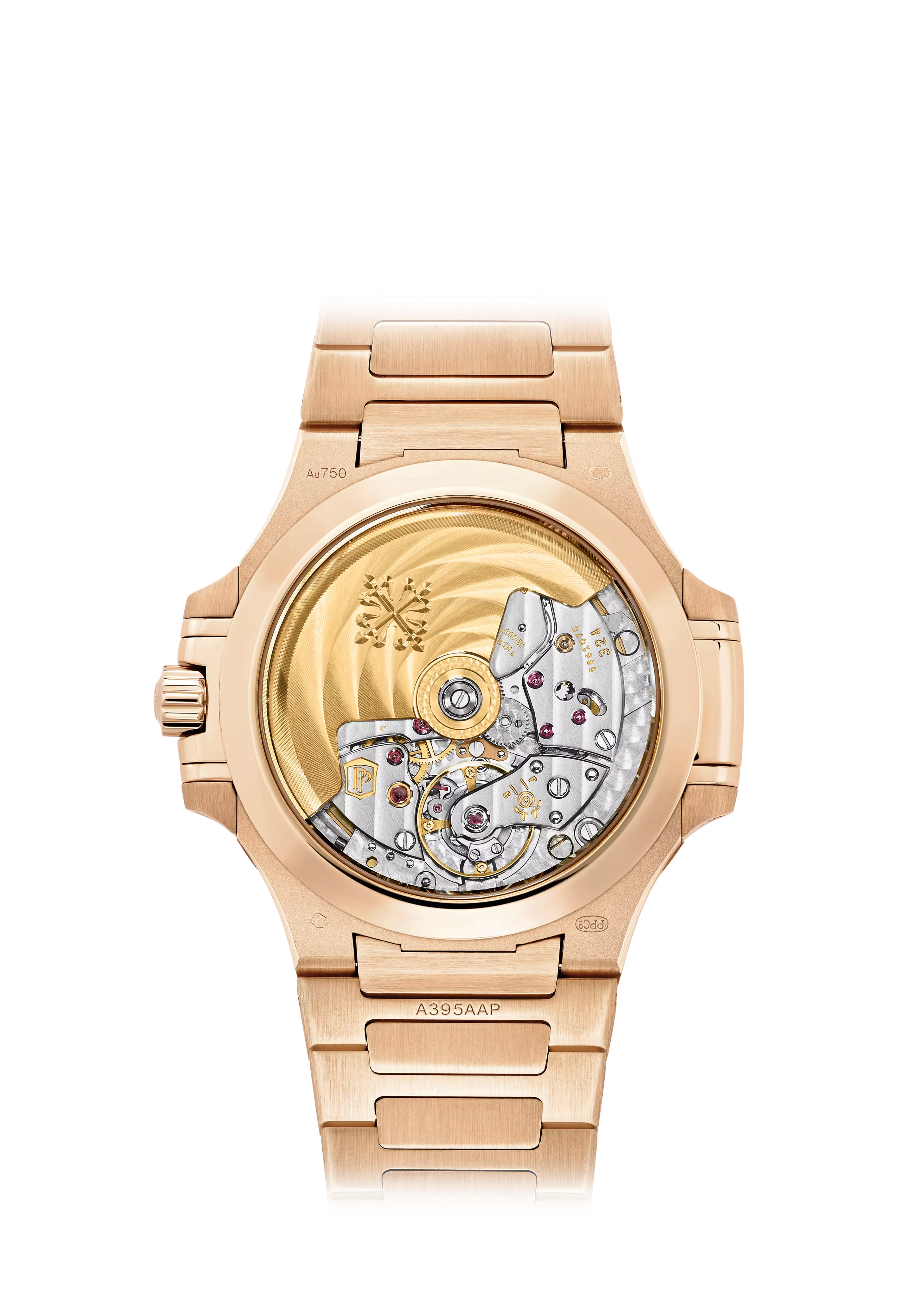 Patek Philippe Nautilus 7118/1R-010 Golden Dial 35Mm 18K Rose Gold