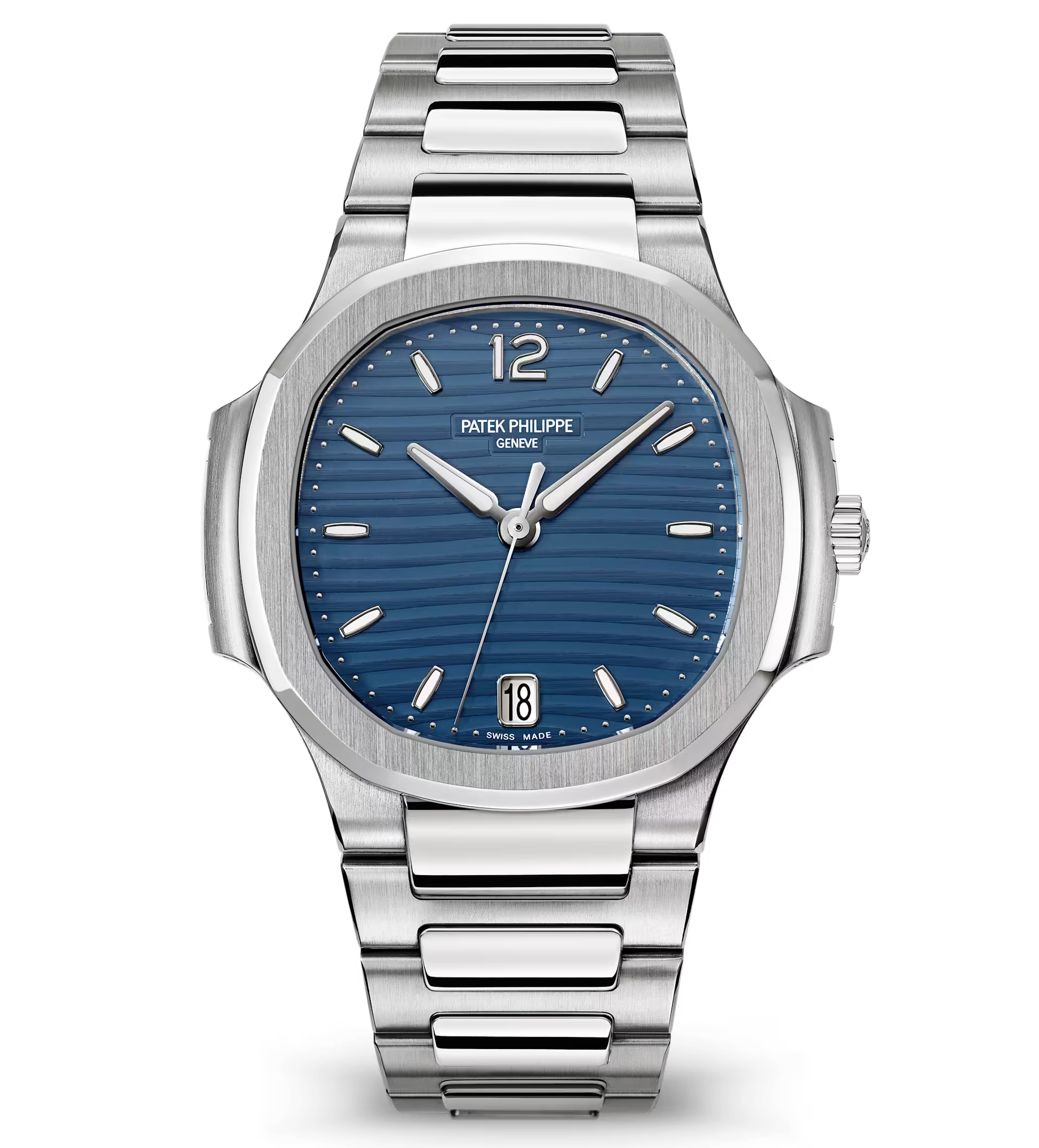 Patek Philippe Nautilus 7118/1A-001 Blue Opaline Dial Stainless Steel