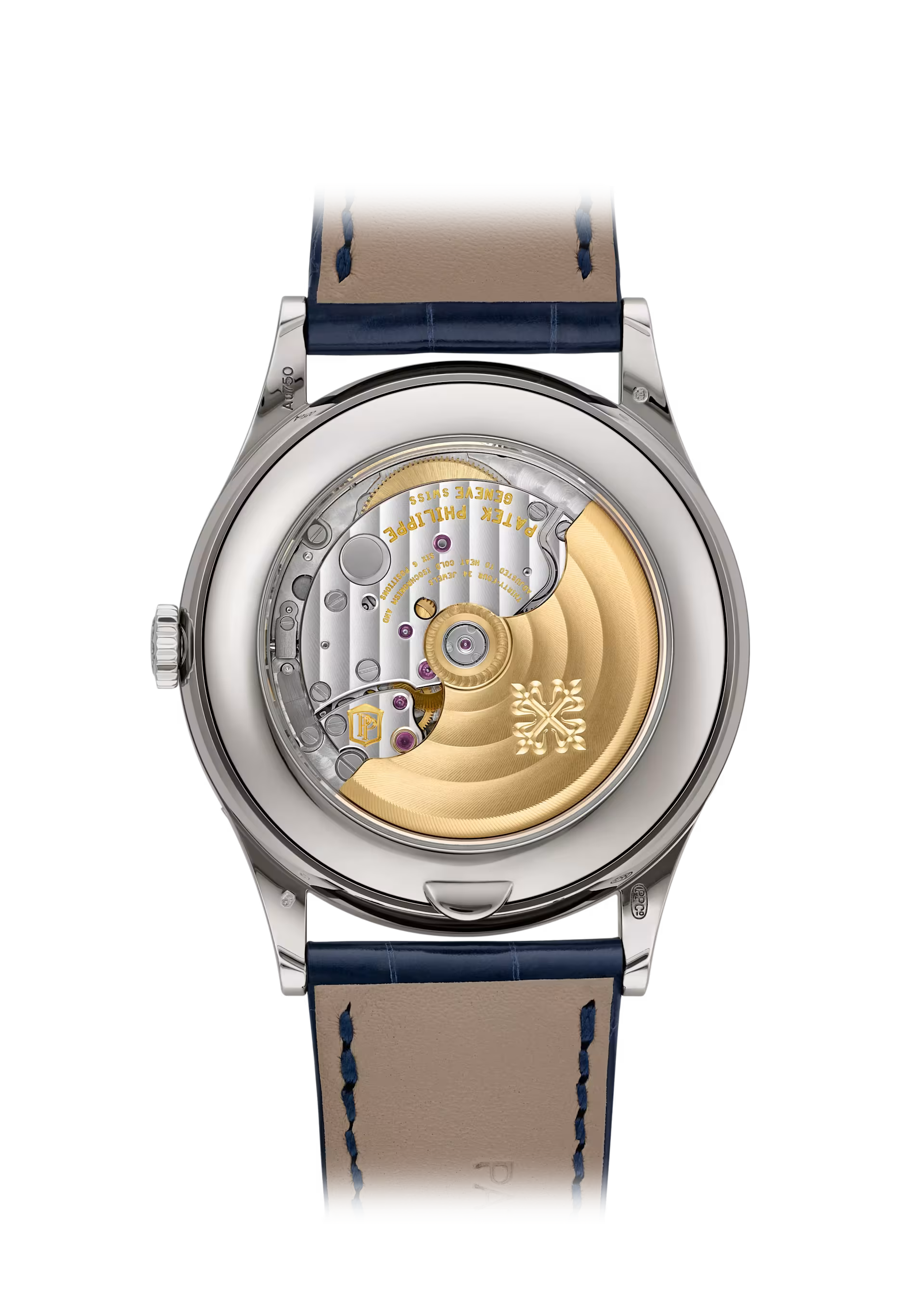 Patek Philippe Complications 5396G-017 Annual Calendar Moonphase 18k White Gold 38.5mm Blue Dial Men’s Watch