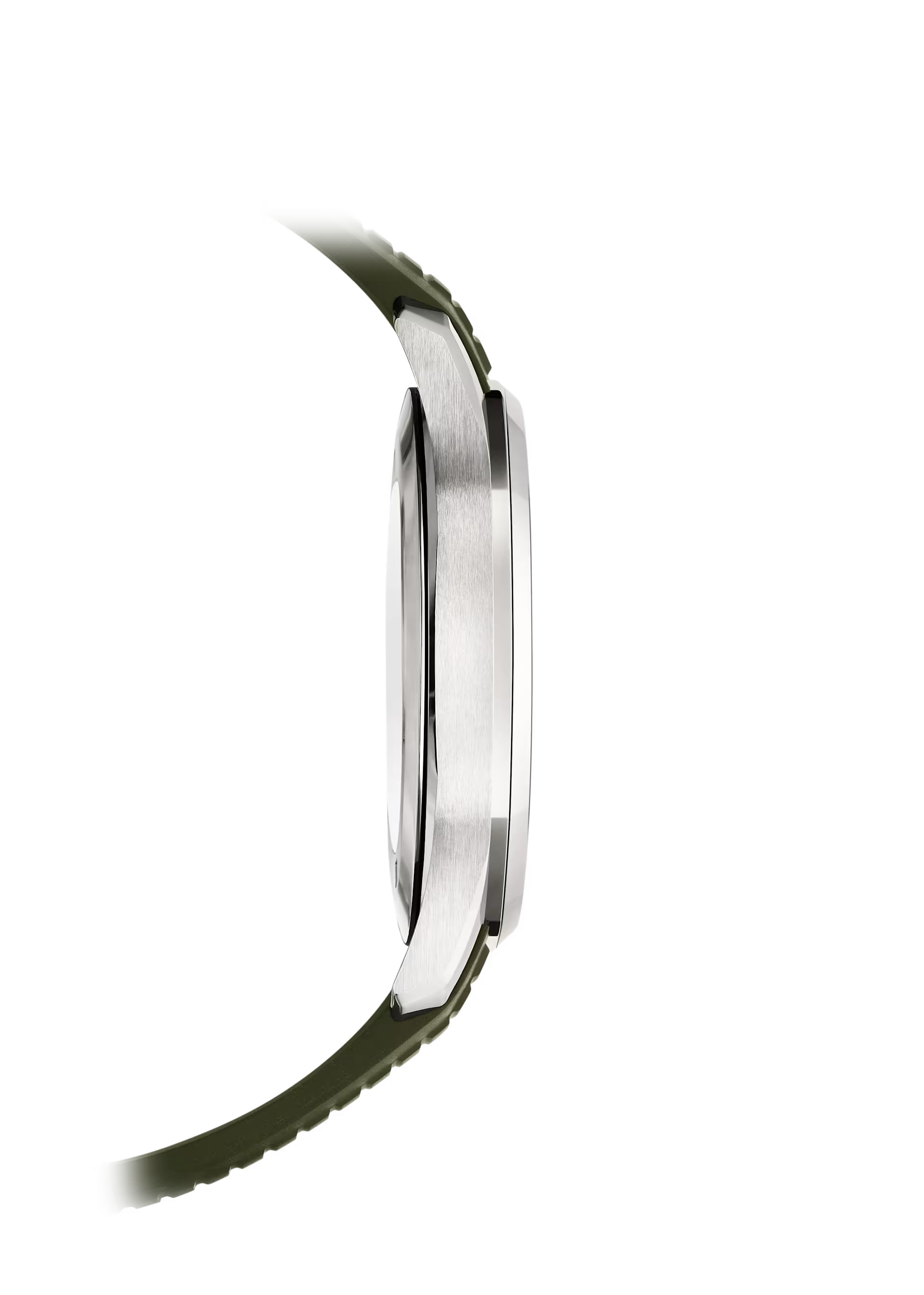 Patek Philippe Aquanaut 5168G-010 Jumbo Khaki Green Dial 18K White Gold Khaki Green Rubber Strap