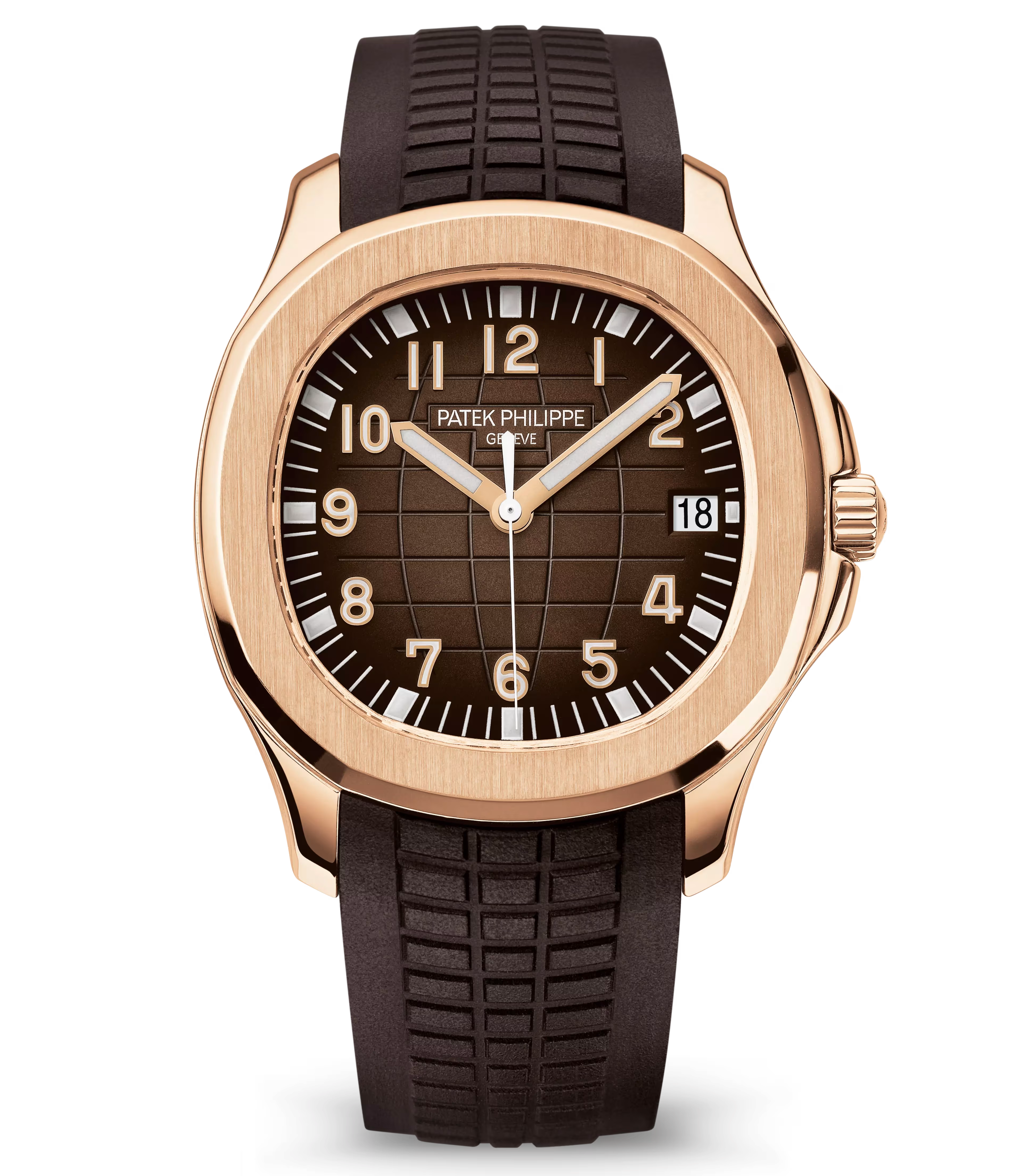 Patek Philippe Aquanaut 5167R-001 Brown Dial Arabic Numerals 40Mm 18K Rose Gold