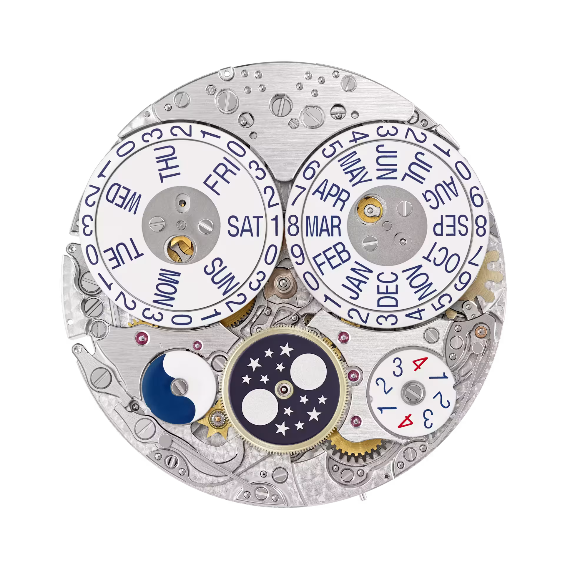 ساعة باتيك فيليب جراند كومبليكايشنز 5236P-001 ذات التقويم الدائم، مينا متدرج اللون الأزرق والأسود