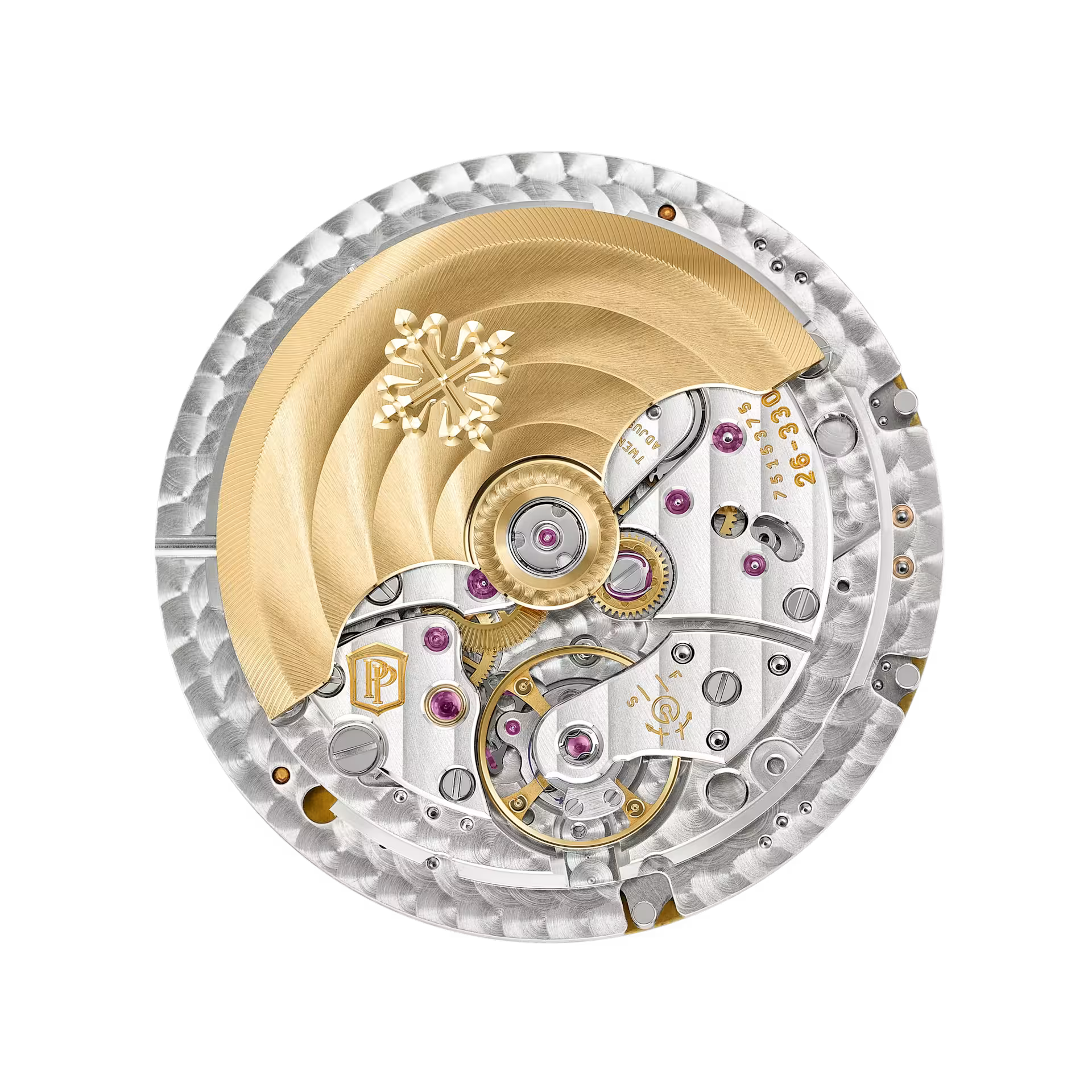 ساعة باتيك فيليب أكوانوت 5164R-001، مينا بني، عرض الوقت، قطر 40.8 مم، سوار من الذهب الوردي عيار 18 قيراطًا، سوار من المطاط البني