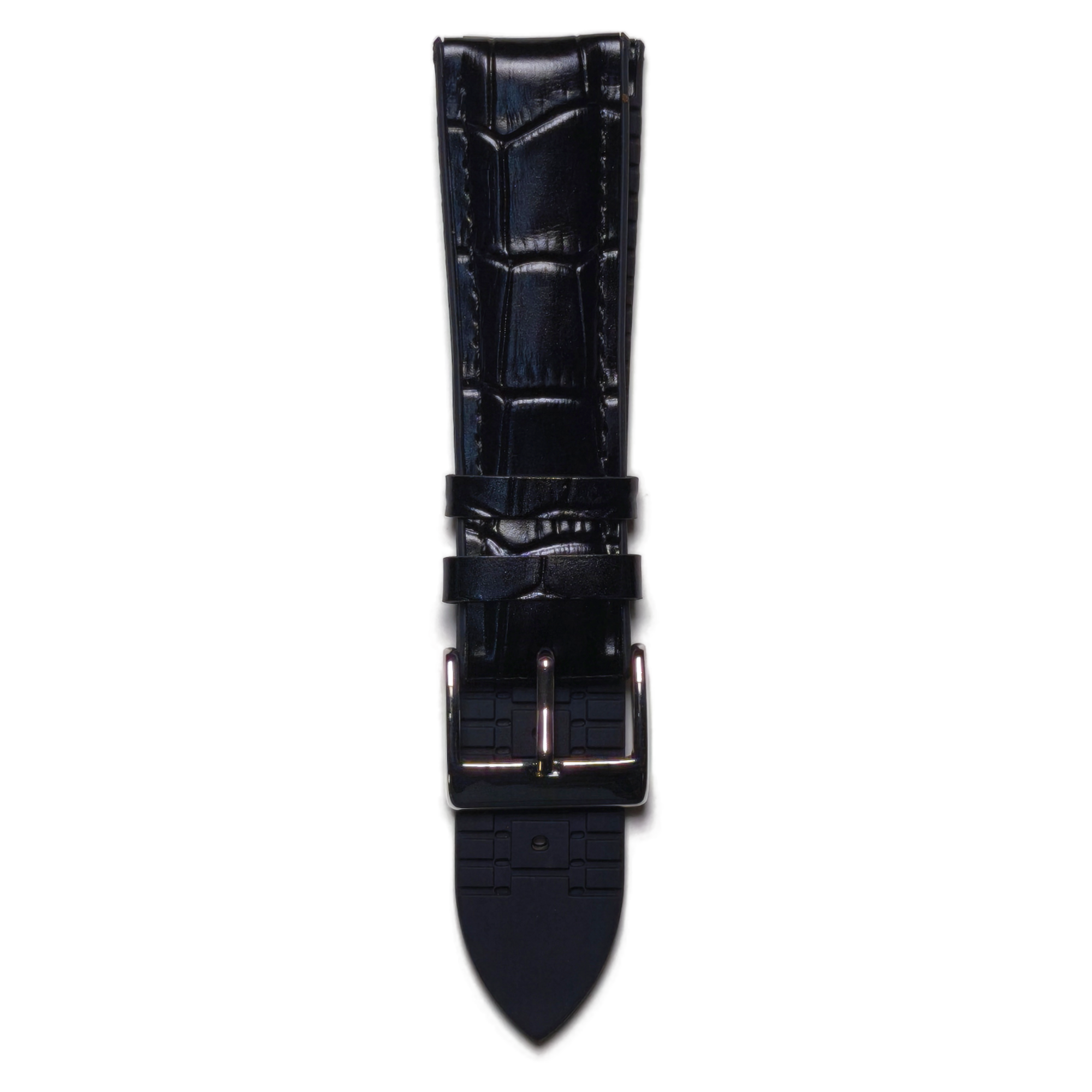 Hightone Leather and Rubber Black Band 20mm