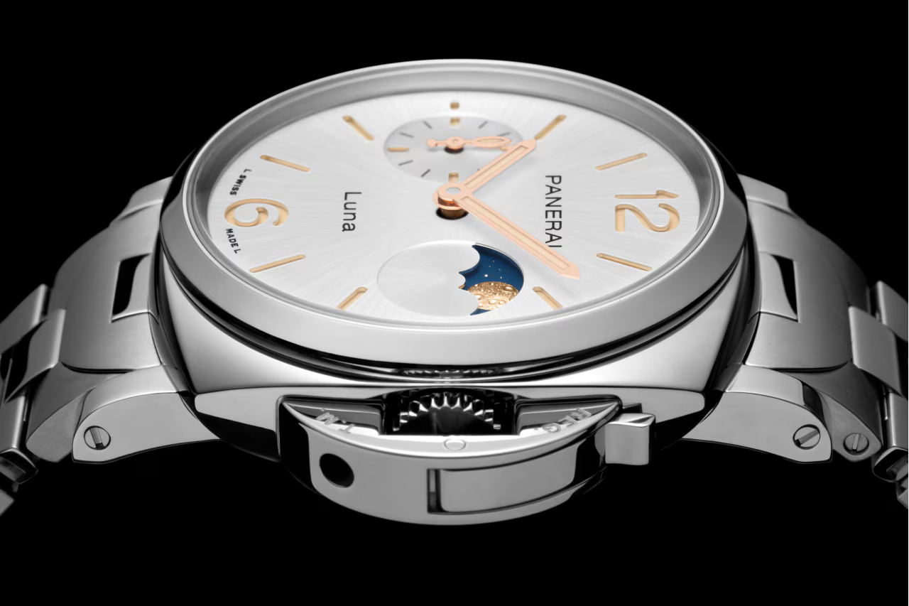 Luminor Due Luna 38mm, Steel PAM01301