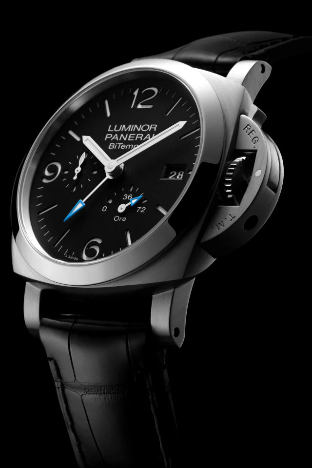 Luminor Power Reserve GMT 44mm, Steel PAM01360 Panerai