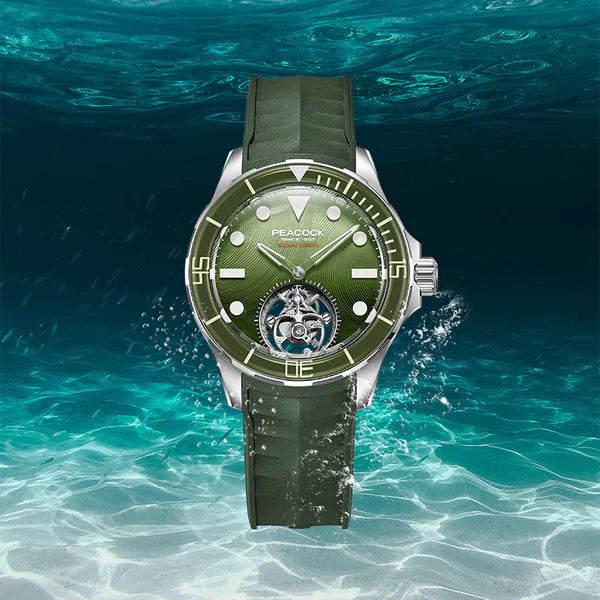 Peacock HAIYI Tourbillon Watch Diver [Limited Edition] Peacock