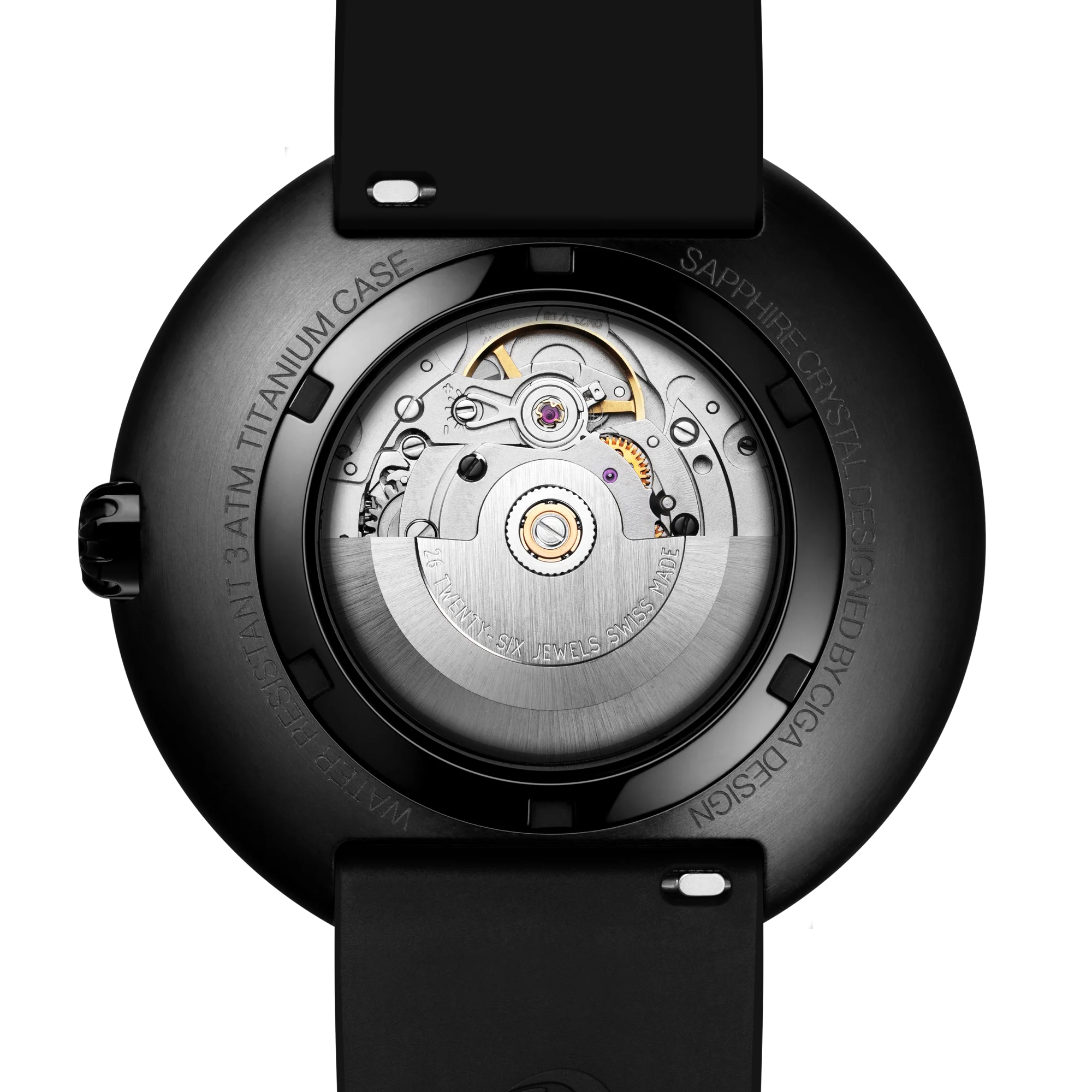 CIGA design X LABEL NOIR AUTOMATIC WATCH BLUE PLANET II · BLACK STAR EDITION 46mm
