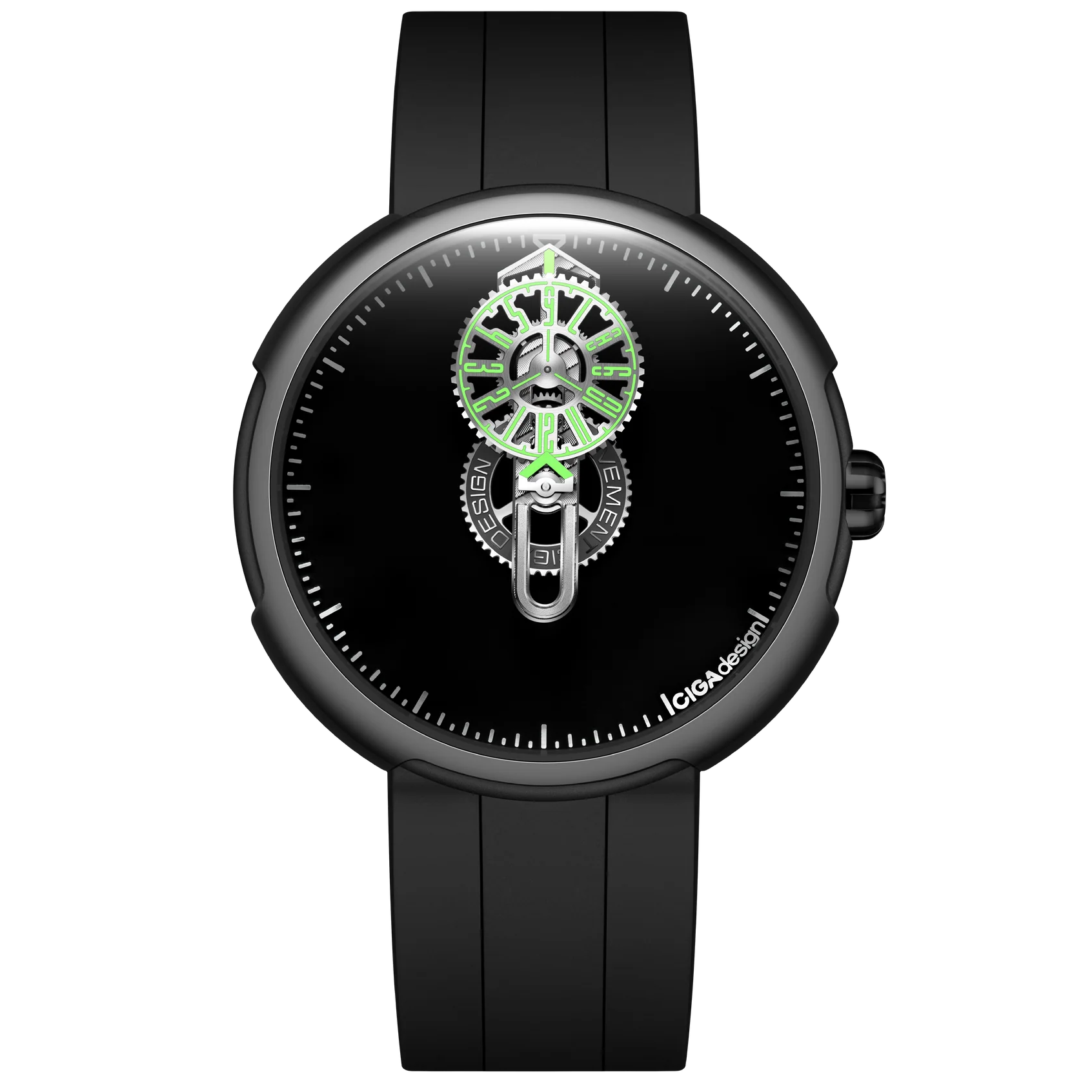 CIGA design AUTOMATIC WANDERING HOUR WATCH · TIME CIPHER CIGA design