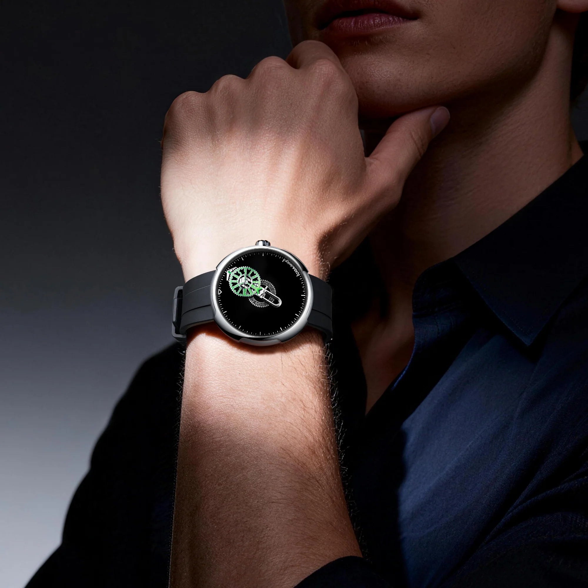 CIGA design AUTOMATIC WANDERING HOUR WATCH · TIME CIPHER CIGA design