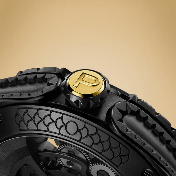 Peacock 24K Gold Year of the Dragon Tourbillon Watch Peacock