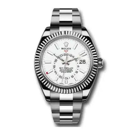 Rolex Sky Dweller 326934 Wh White Index 42Mm 18Kt White Gold Men’S Watch