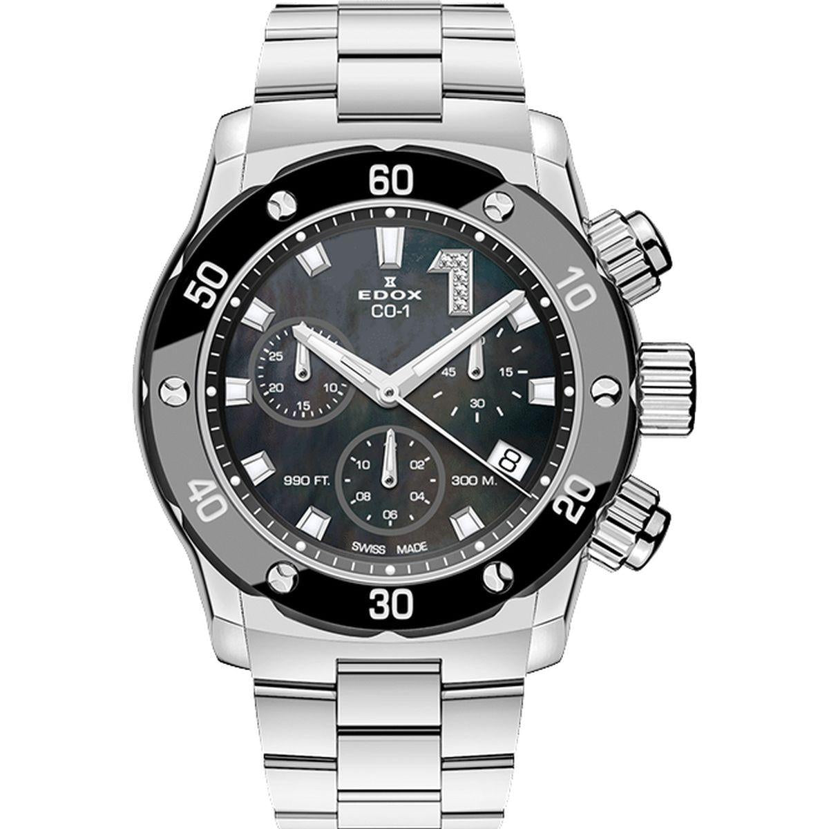 EDOX LADIES CO-1 CHRONOLADY QUARTZ WATCH