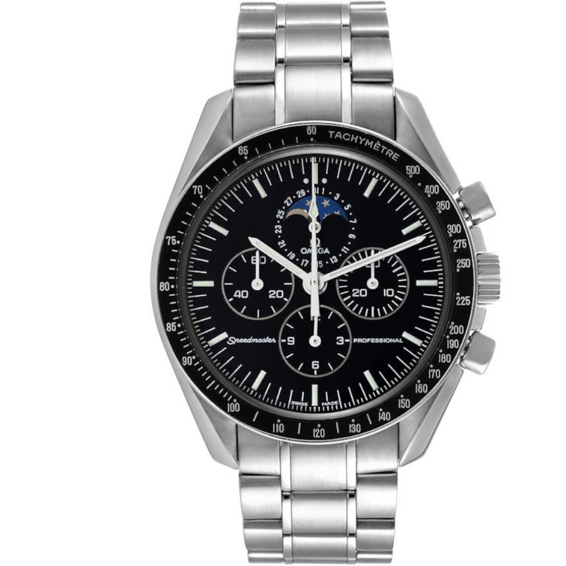 Omega Speedmaster Moonwatch – Professional – Moonphase – Sapphire – Unworn – Full Set - Azzam Watches 