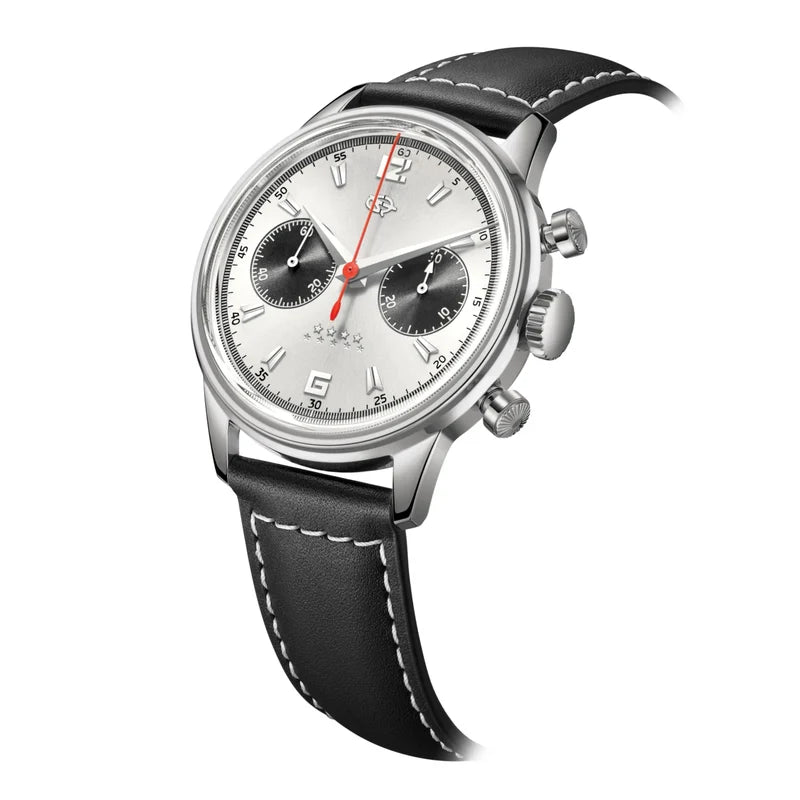 Seagull 1963 Series Reissue D304 Chronograph Watch Panda Eye Edition 40mm Sea-Gull