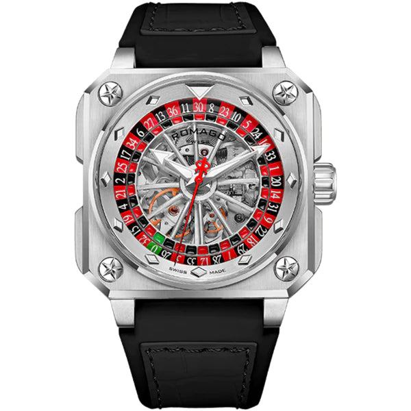 ROULETTE MASTER SKELETON AUTOMATIC - Azzam Watches 