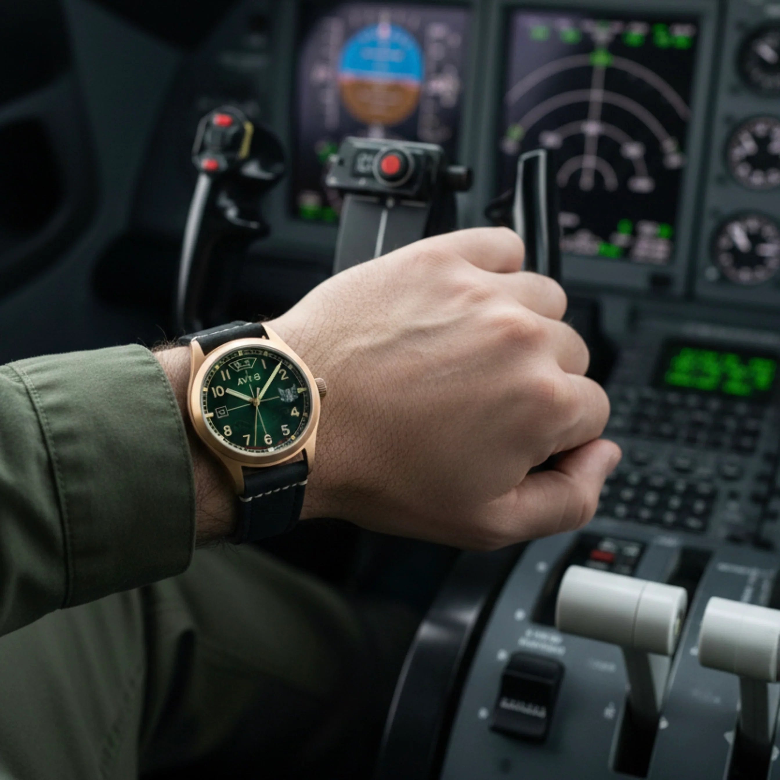 Flyboy Eagle Squadron Bronze Automatic - 85th Anniversary AV-4145-03 Avi-8