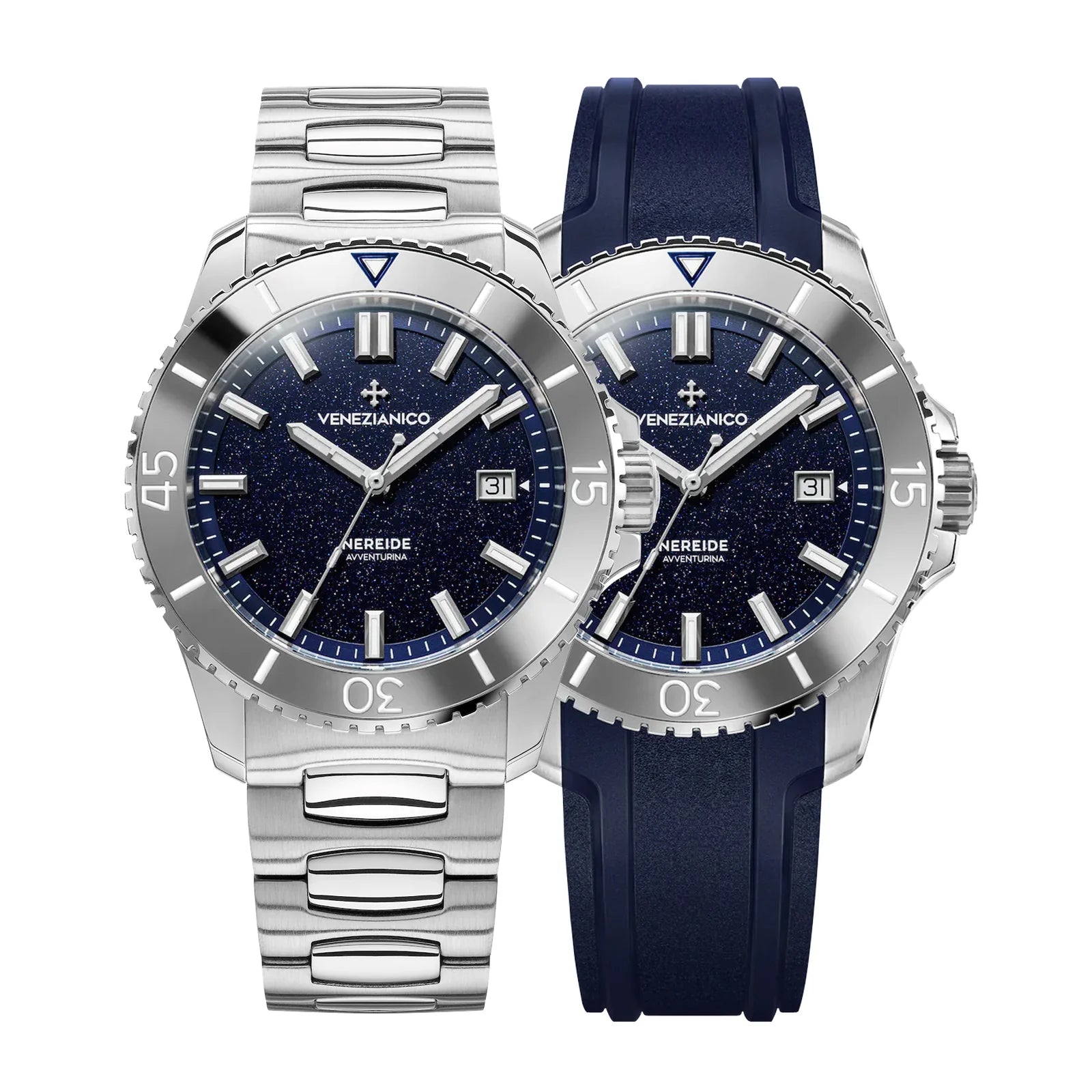 Nereide Tungsteno Avventurina With Additional Metal Band 4521550AMB Venezianico