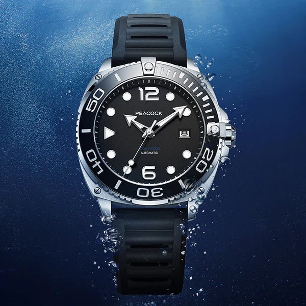 PEACOCK Just Dive Automatic Waterproof Watch Peacock
