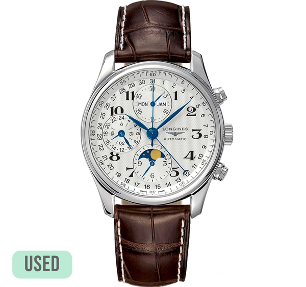 Longines Master Collection Triple Calendar Chronograph Silver Dial 42MM L2.773.4.78.3