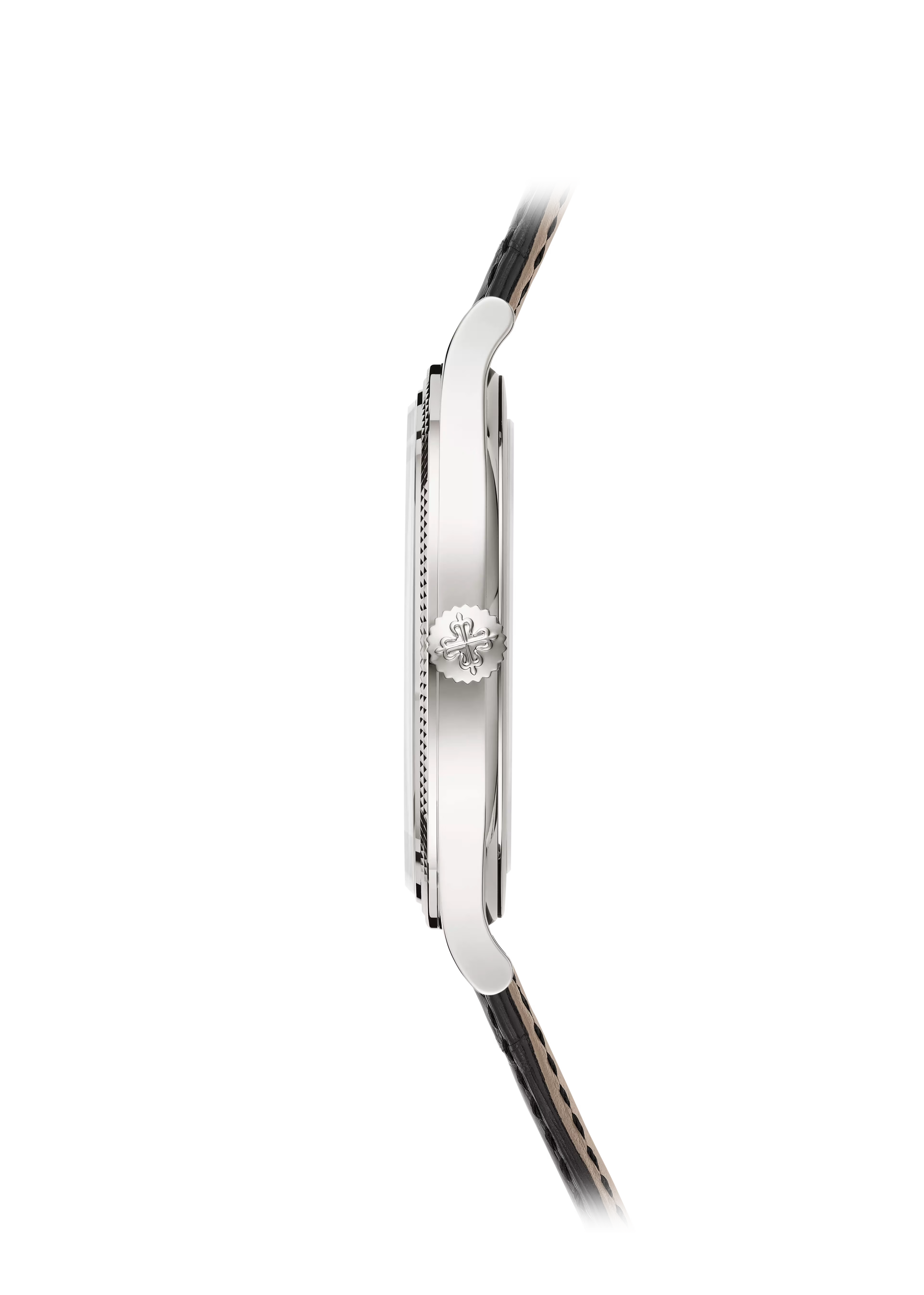 ساعة باتيك فيليب كالاترافا 6119G-001 أوتوماتيكية بمينا رمادي