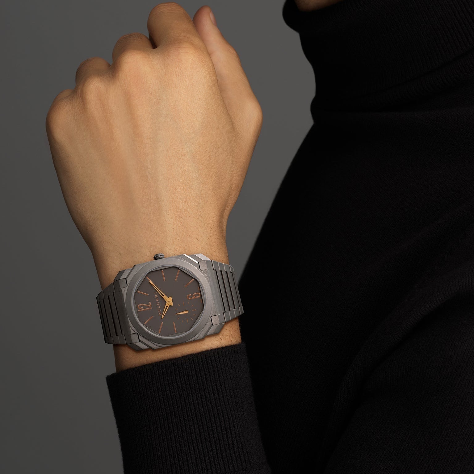 Bvlgari Octo Finissimo Extra Thin 40Mm Grey Sial Mens Watch