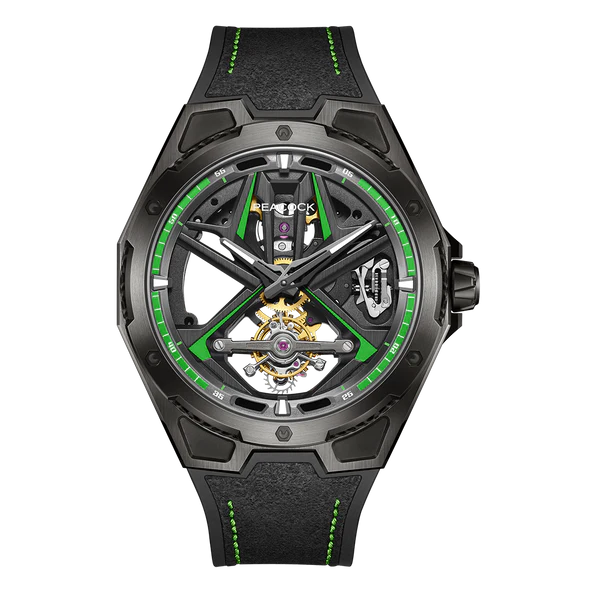 Peacock Top Racing Tourbillon Watch Peacock