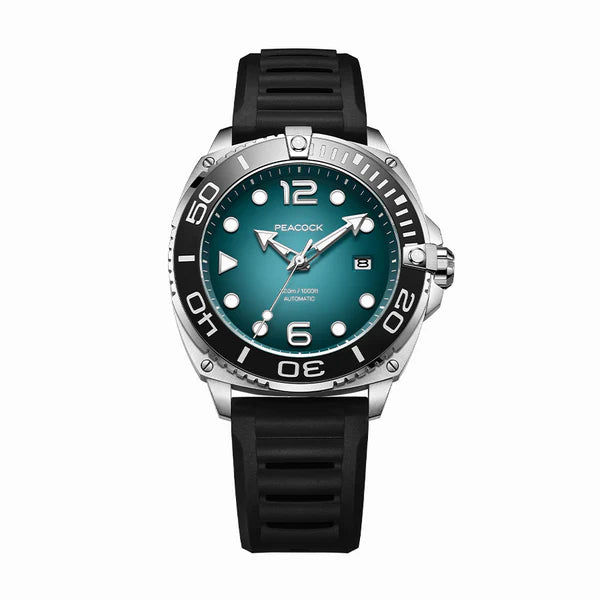 PEACOCK Just Dive Automatic Waterproof Watch Peacock
