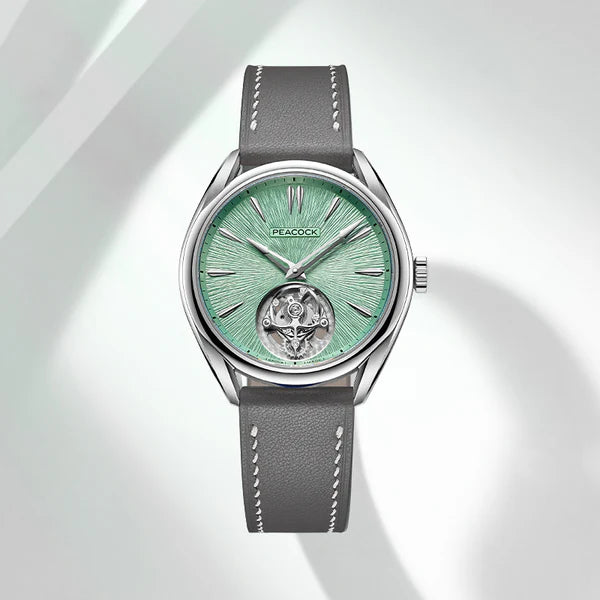 Peacock Divine Craft Hand-Made Micro-Engraved Ultra-Thin Tourbillon Watch [Limited Edition] Peacock