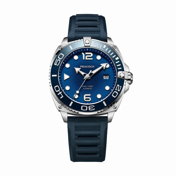 PEACOCK Just Dive Automatic Waterproof Watch Peacock