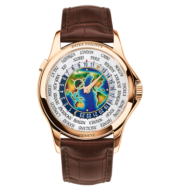 Patek Philippe Complications World Time 5131R-001 Rose Gold White Dial 39.5mm Men’s Watch