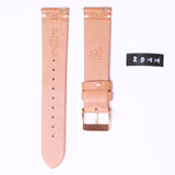 Tylor American Leather with Rose Gold buckle " Havana " 20mm - Azzam Watches 