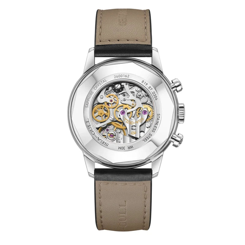 Seagull 1963 Series Reissue D304 Chronograph Watch Panda Eye Edition 40mm Sea-Gull