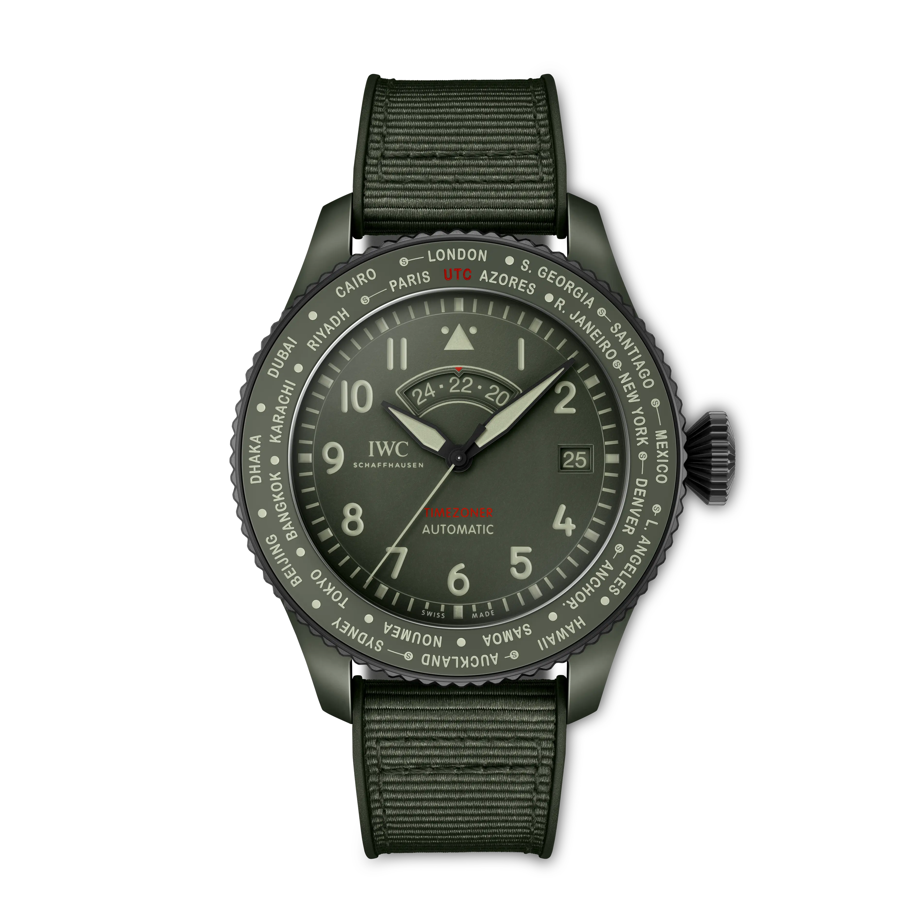 Pilot’s Watch Timezoner TOP GUN Woodland IWC