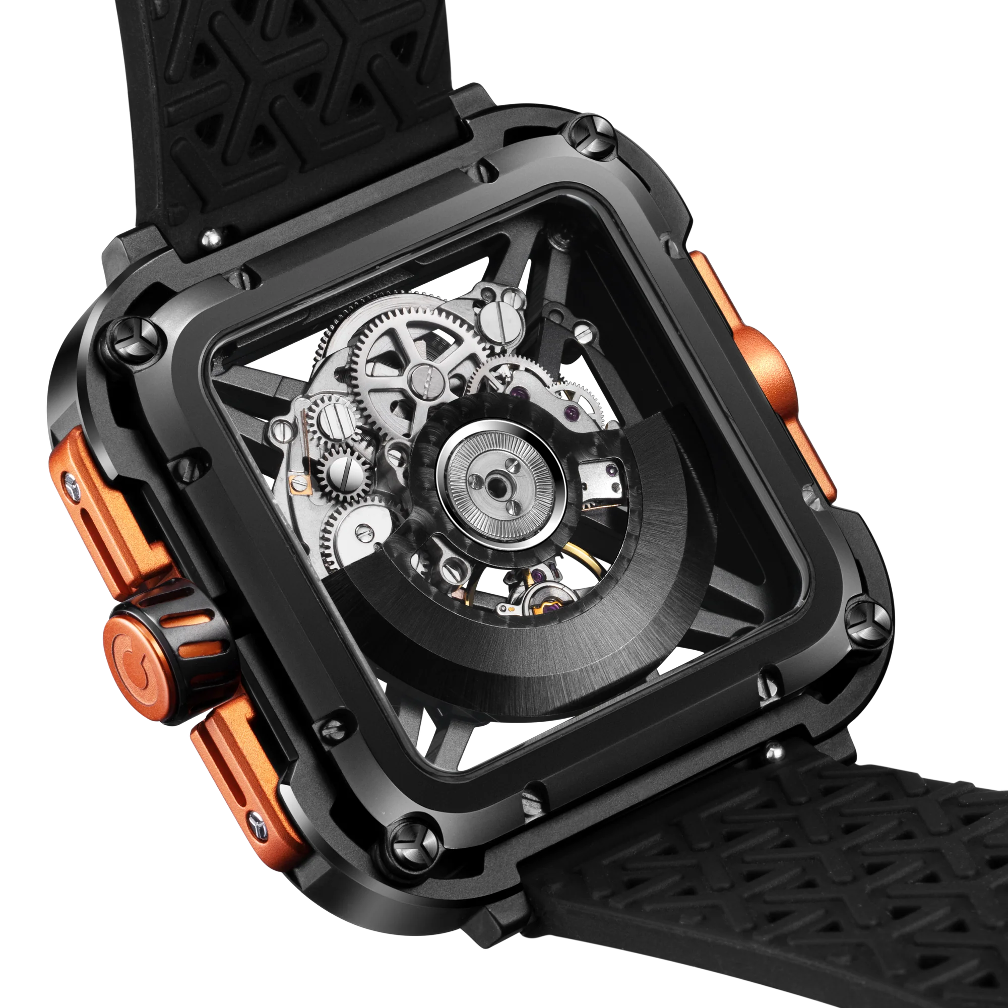 CIGA design MECHANICAL WATCH GORILLA Black+Orange