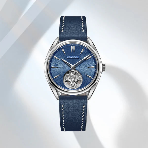 Peacock Divine Craft Hand-Made Micro-Engraved Ultra-Thin Tourbillon Watch [Limited Edition] Peacock