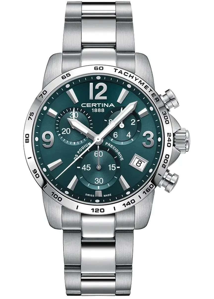 CERTINA DS PODIUM DS Podium 41mm Chronograph 1/10 sec