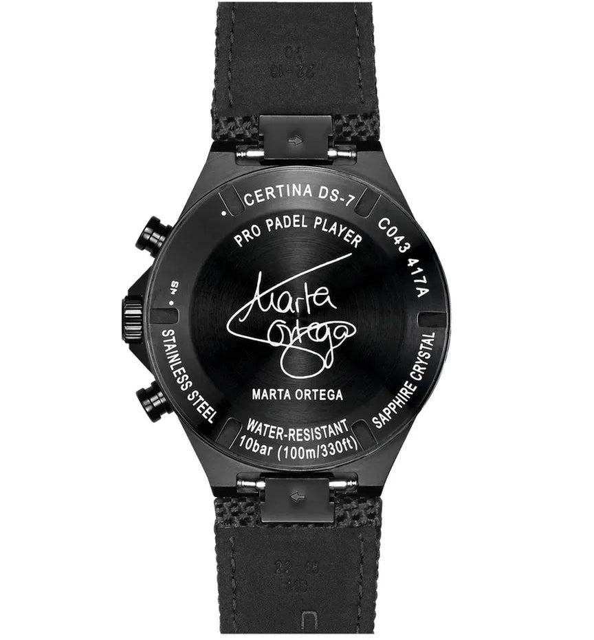 Certina DS 7 DS-7 Chronograph Padel Edition by Marta Ortega