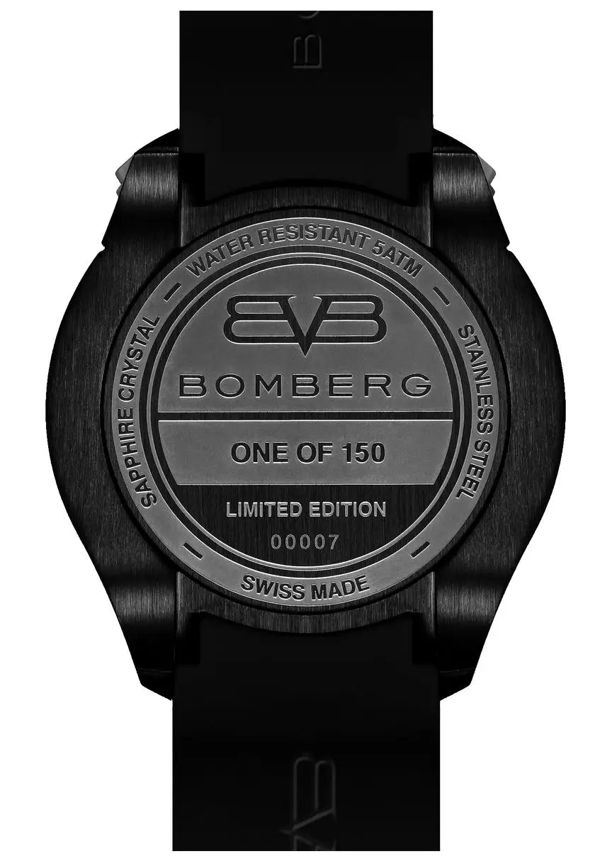 BOMBERG HERITAGE PIRATE SKULL RED